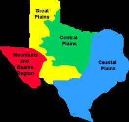 gulf region mountains coastal plains texas basins climate regions location located mexico points cities major interest coast southern weebly